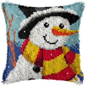 coussin-canevas-bonhomme-de-neige-2