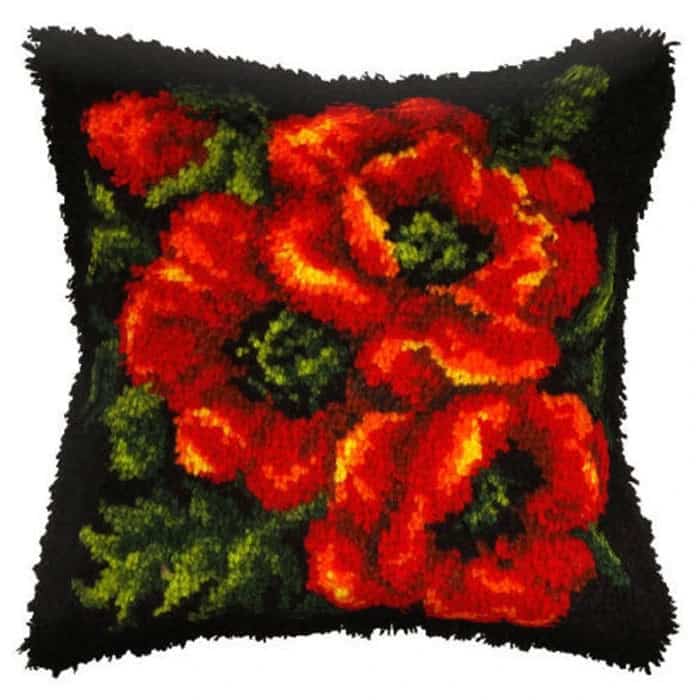 coussin-canevas-coquelicot-1