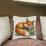coussin-canevas-renard-1
